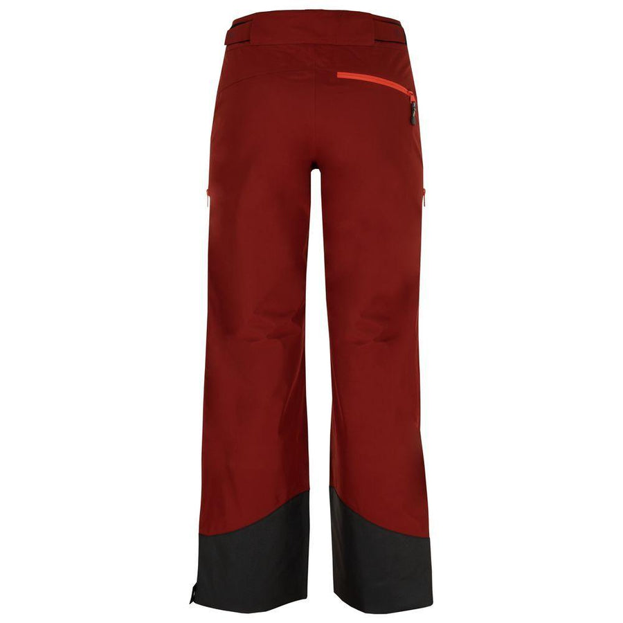 Untrakt Womens Obsidian 3L Shell Ski Trousers (Rust/Beacon) - Unbound Supply Co.
