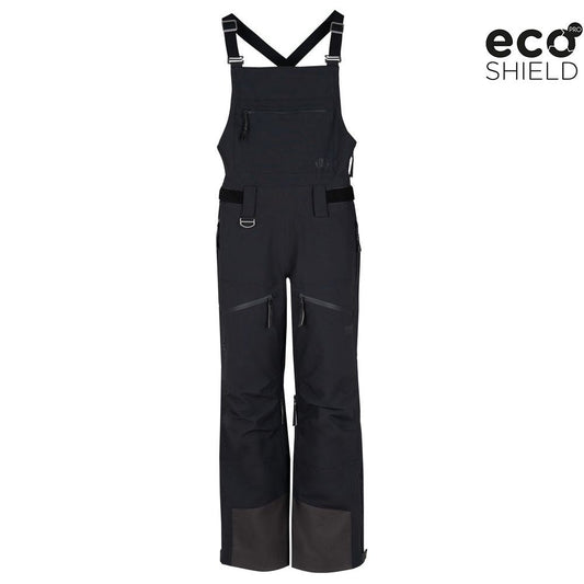 Womens Quartz 3L Bib Trousers (Coal) - Untrakt