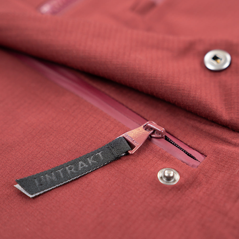 Womens Quartz 3L Shell Anorak (Burgundy) - Untrakt