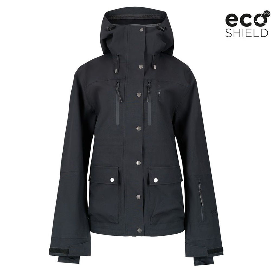Womens Quartz 3L Shell Jacket (Coal) - Untrakt